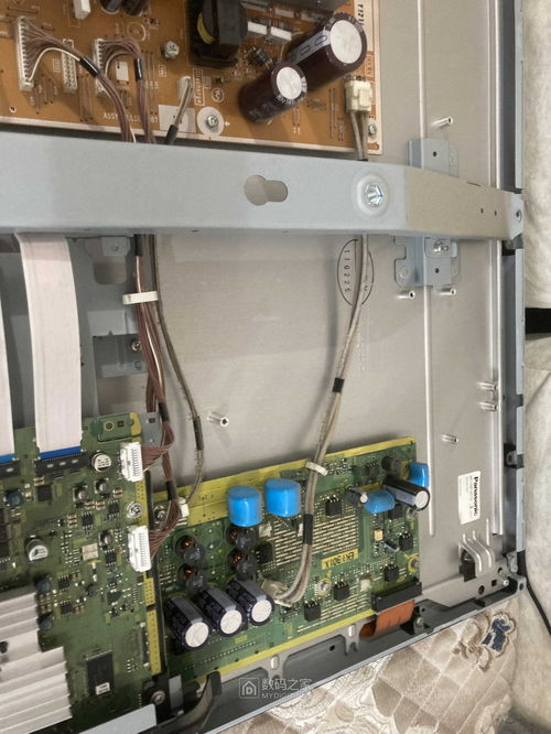 中間有條黑帶,拆修家里的等離子電視機 panasonic th p42u20c